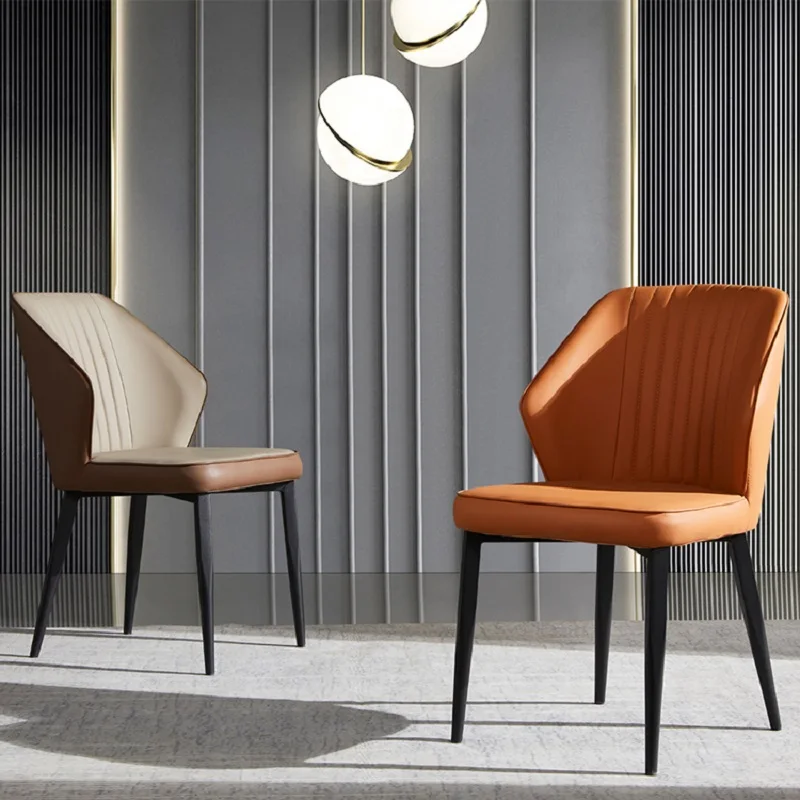 De estilo europeo de lujo, sala de estar con estilo moderno minimalista respaldo de las sillas de comedor . ' - ' . 2