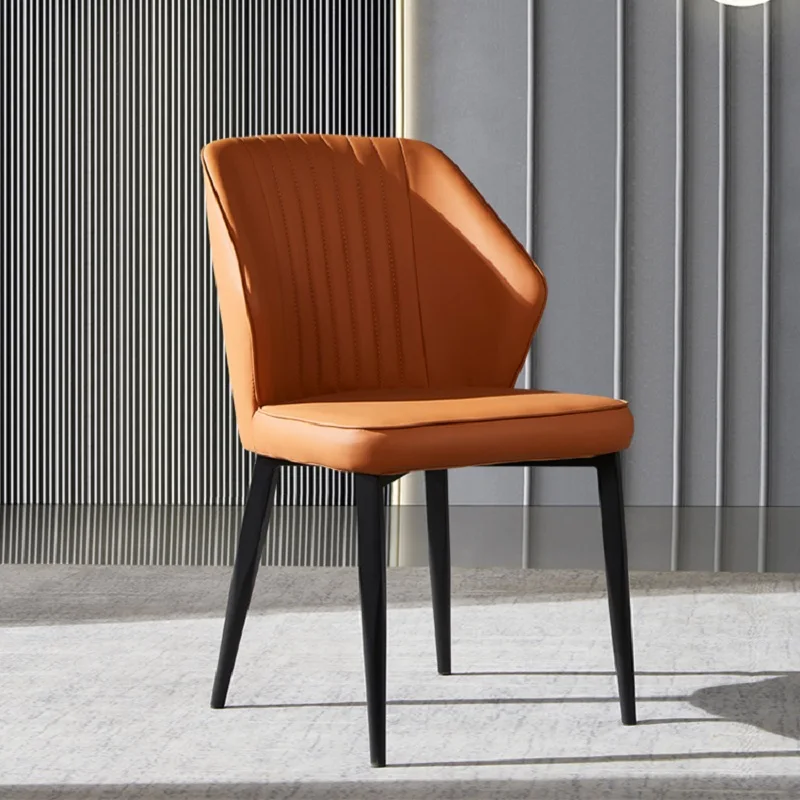 De estilo europeo de lujo, sala de estar con estilo moderno minimalista respaldo de las sillas de comedor . ' - ' . 4