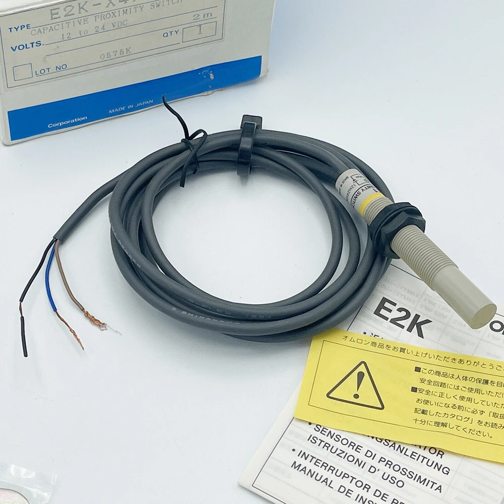Industrial de Productos de Control de E2K-X4ME1 Capacitiva Interruptor de Proximidad los Sensores de Inducción 4NN Recta Marco M12 de Alta Calidad Buque Rápido . ' - ' . 4