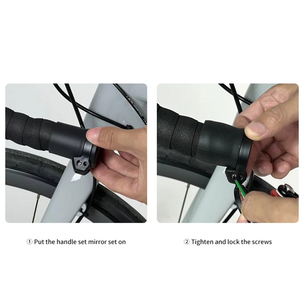 Espejos retrovisores de la Rotación de 360 Manillar Ajustable Espejo Retrovisor Bicicleta Seguro Espejo Retrovisor para MTB Bicicleta de Carretera de Accesorios . ' - ' . 4