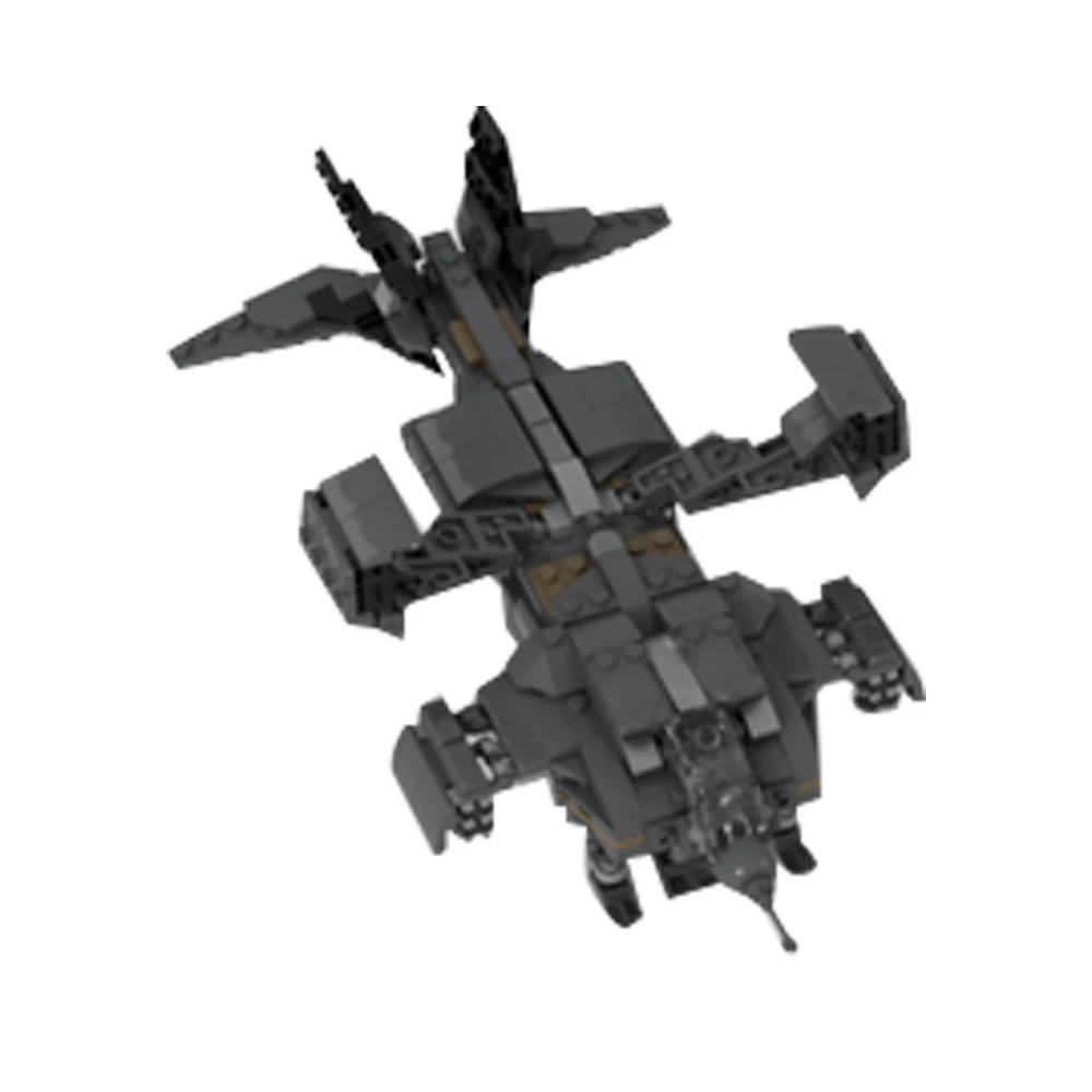 Gobricks MOC Espacio de las Naves espaciales Micro Aliensed de la Serie de la PARTE I UD-4L Nave de Tipo Volador Bloque de Construcción de Juguetes Educativos Chico de Regalo . ' - ' . 2