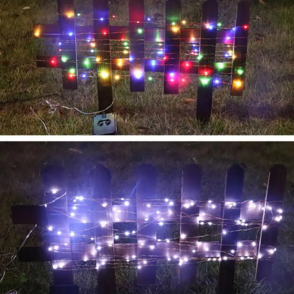 1/2PCS 32m/22m/12m/7m Solar Luz LED al aire libre Colgante de la Lámpara del Jardín de las Hadas de la Luz StringWaterproof de Navidad Guirnalda Decoración de Jardín . ' - ' . 1