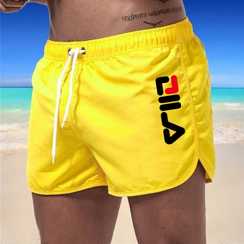 2023 Nuevo Verano de los Hombres Transpirable Cortos de Surf de Entrenamiento de Fitness pantalones Cortos Casuales de Impresión pantalones Cortos de Playa . ' - ' . 0
