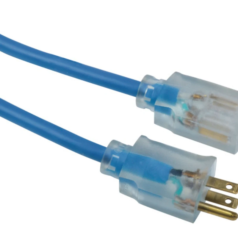 02568 12/3 50' Azul Frío Cable de Extensión de Iptv suscripción Ventilador portatil recargable para el cuerpo Adaptadores para . ' - ' . 1