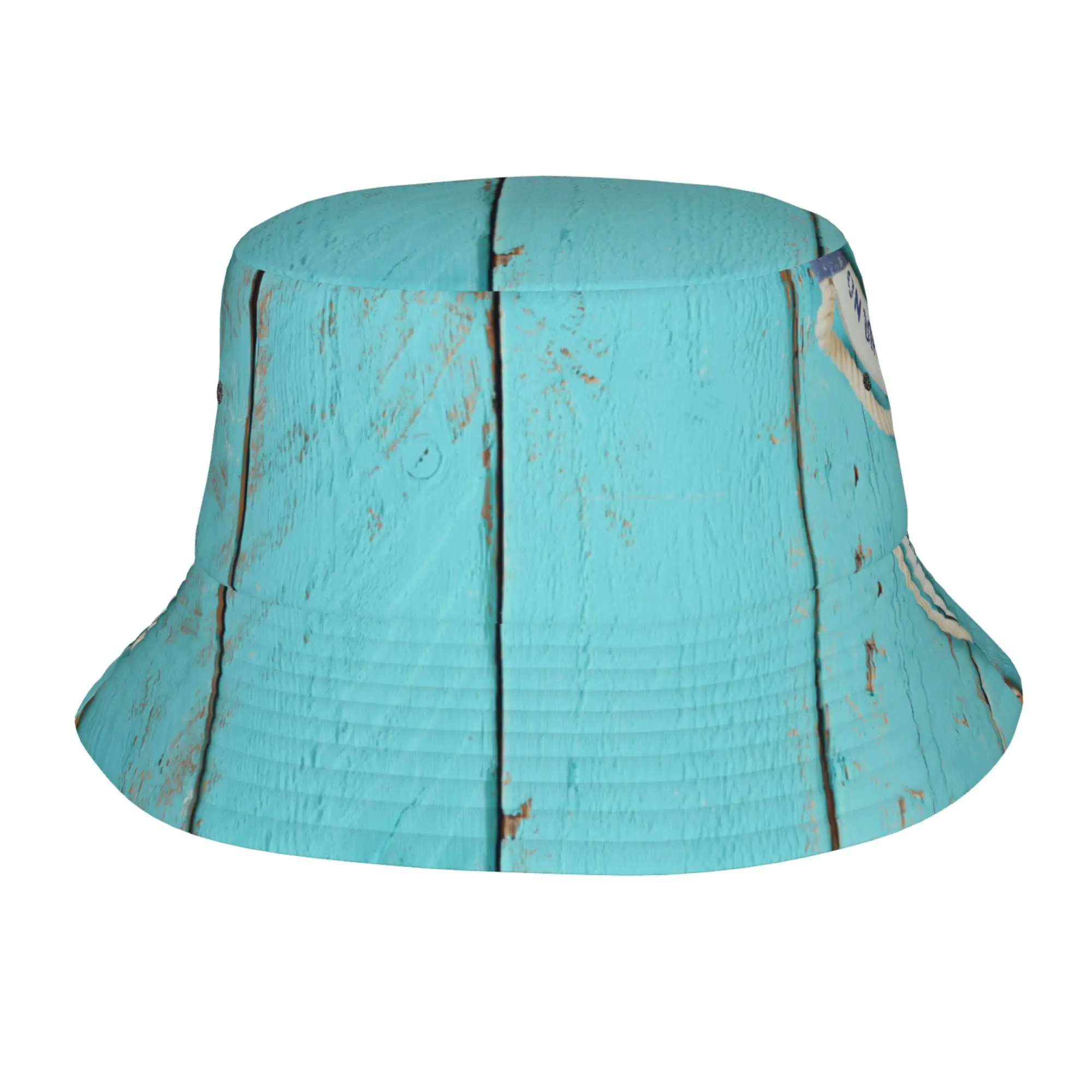 Vista superior de Náutica Concepto Sombrero de Cubo para las Mujeres de los Hombres Pescador de Verano al aire libre de Viaje de Senderismo Tapas . ' - ' . 0