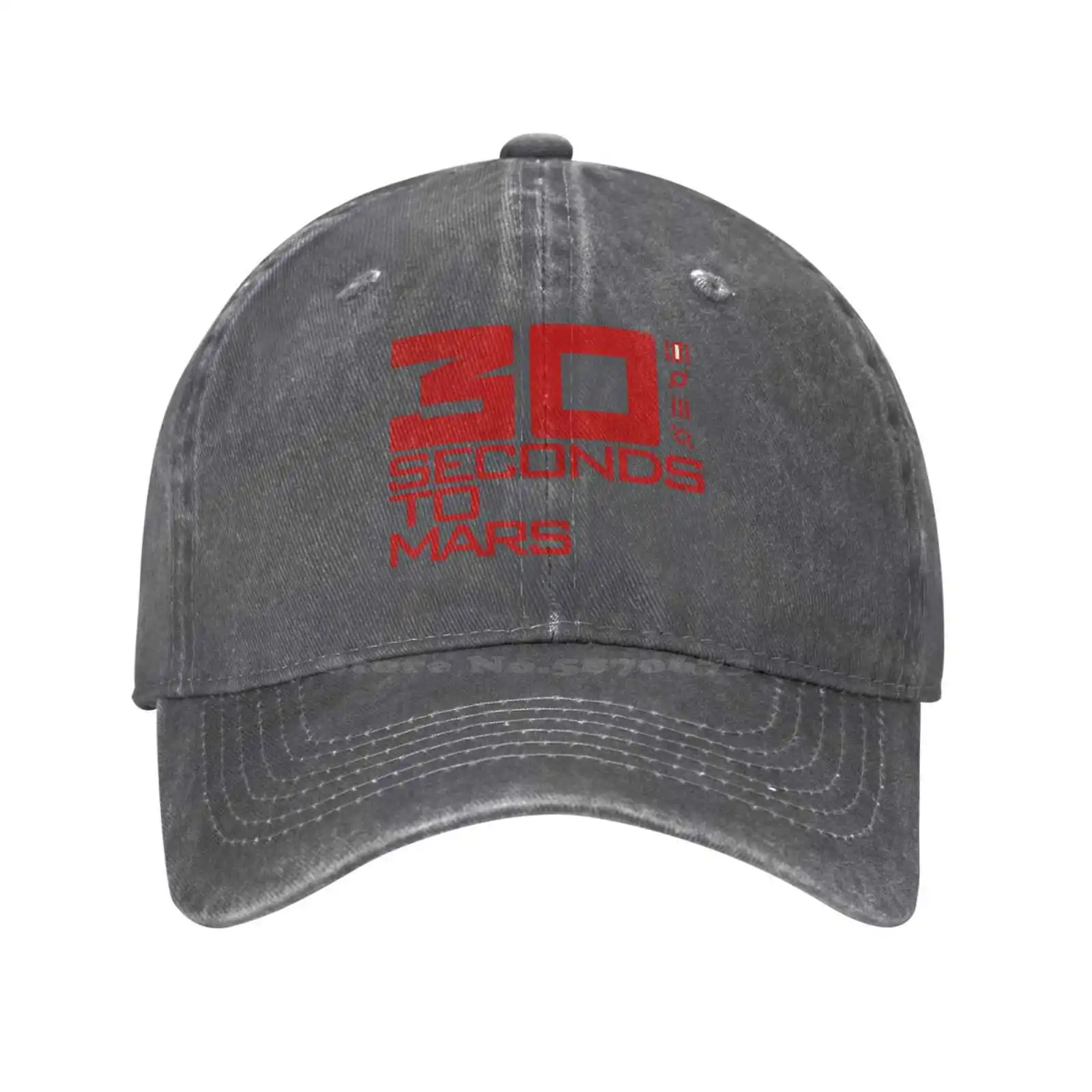 30 Seconds To Mars Logotipo Gráfico Impreso el Logotipo de la Marca de Alta calidad del Dril de algodón gorra de Punto sombrero de la gorra de Béisbol . ' - ' . 2