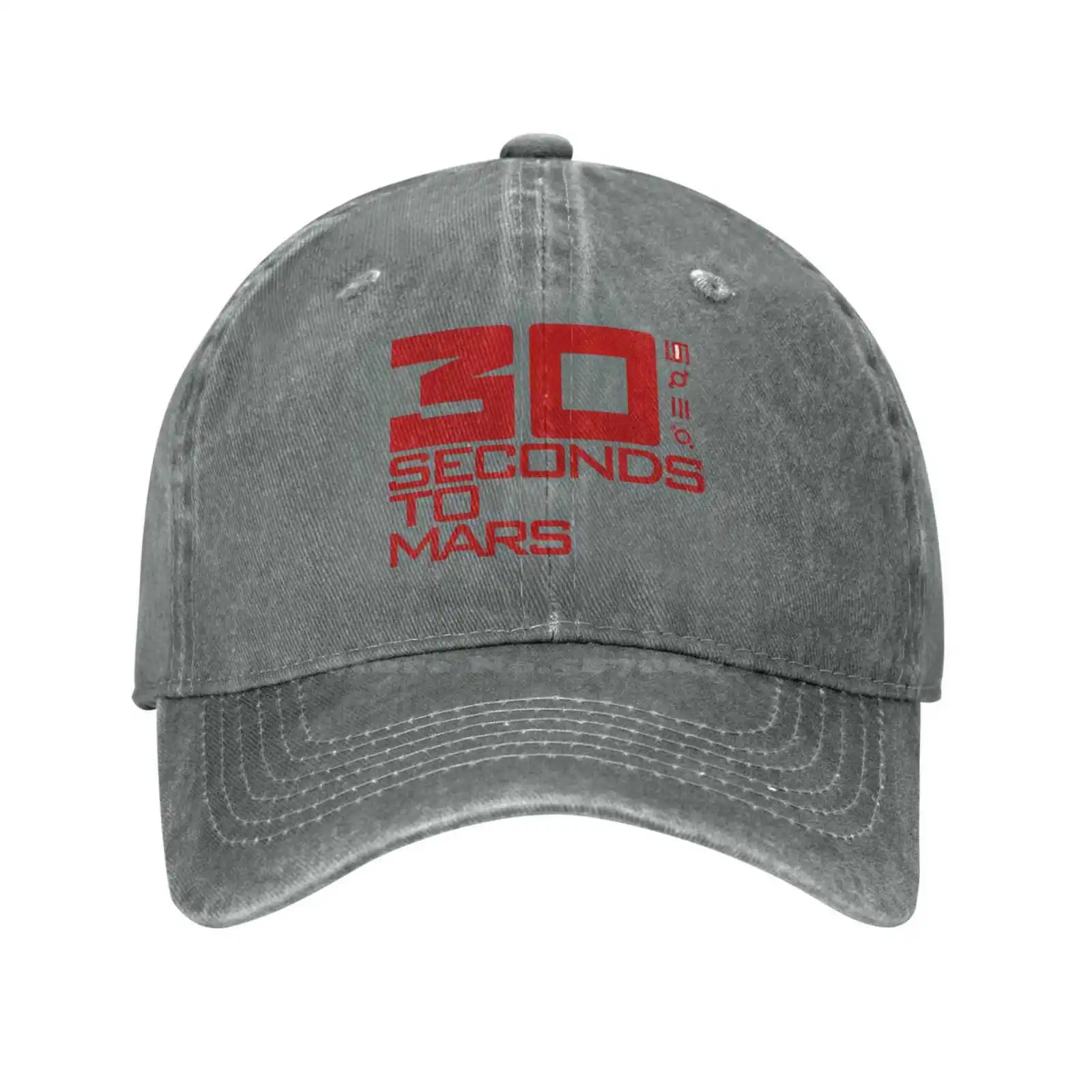 30 Seconds To Mars Logotipo Gráfico Impreso el Logotipo de la Marca de Alta calidad del Dril de algodón gorra de Punto sombrero de la gorra de Béisbol . ' - ' . 4