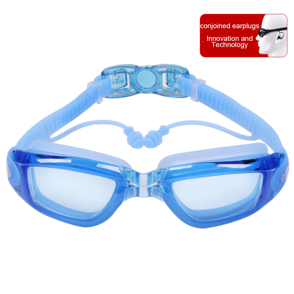 1~10PCS Nueva Adultos Profesionales Anti-niebla UV de Protección de la Lente de las Mujeres de los Hombres Gafas de Natación Impermeable Ajustable de Silicona Nadar . ' - ' . 2