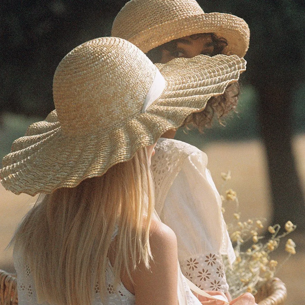202308-chui dropshipping modelo del verano mostrar sector de la moda de viento visera de paja natural de ocio, vacaciones de sol de dama tapa de las mujeres sombrero . ' - ' . 2