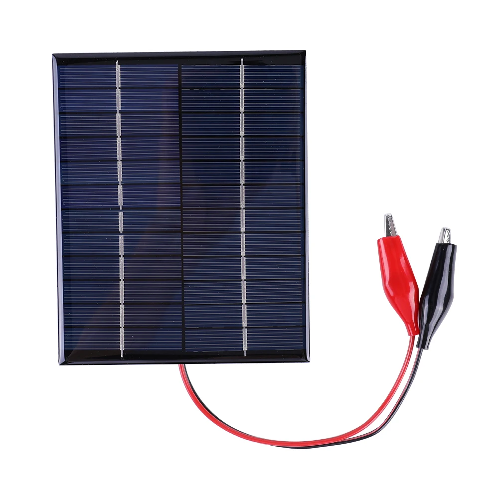 BRICOLAJE Panel Solar de producción de Polisilicio Epoxi Paneles 136x110mm de 9-12V de Carga de la Batería . ' - ' . 5