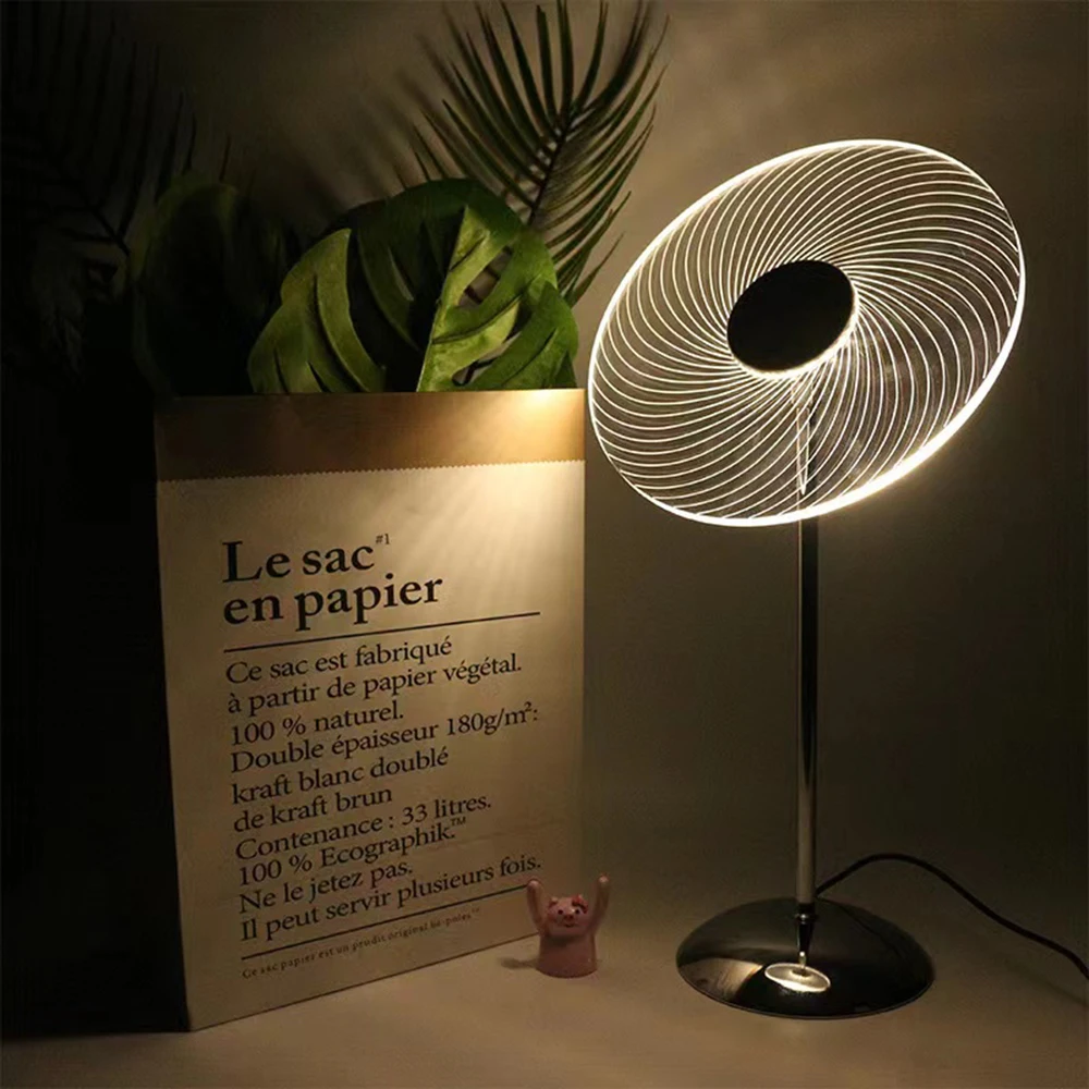 Moderno Simple Lámpara de Mesa Atmósfera de la Decoración del Hogar USB LED de Luz de la Noche Romántica Iluminación Dormitorio de Cabecera Ambiente Lámpara de Mesa . ' - ' . 2