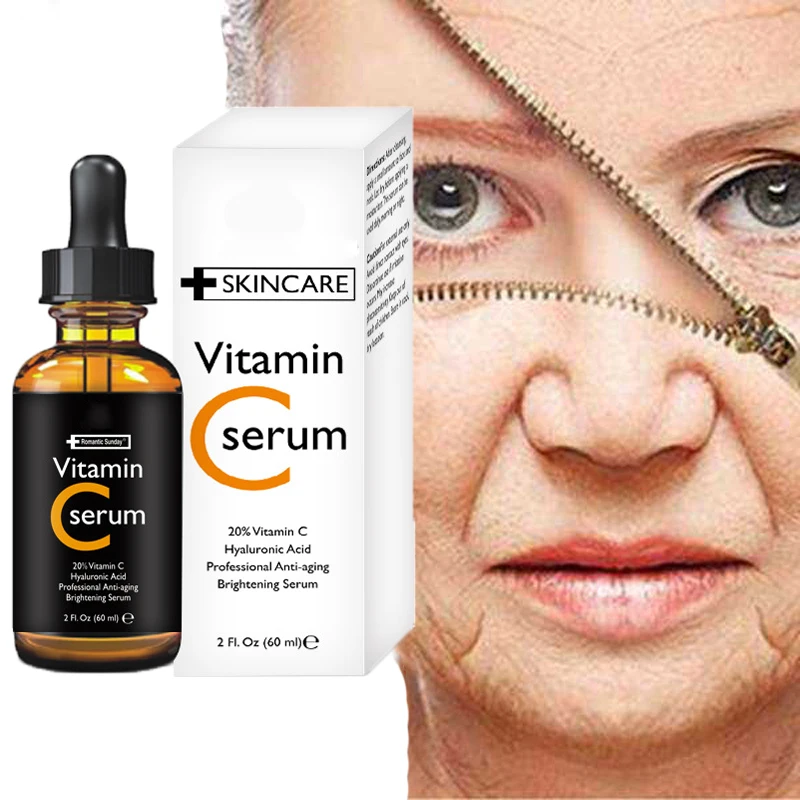 La vitamina C Suero Facial Iluminar la Piel Aclarar las Manchas de Ácido Hialurónico Face Essence Productos de cuidado de Piel . ' - ' . 0