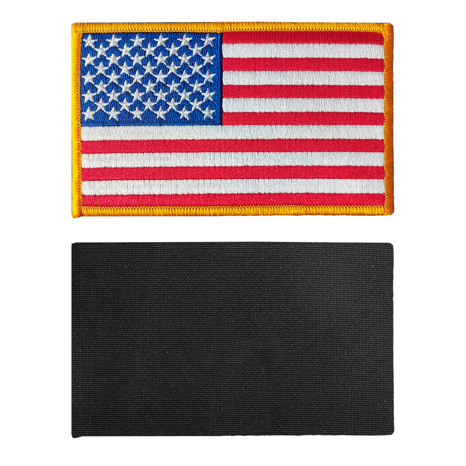 USA Parche Bordado Gran Bandera Emblema de la Táctica de Parche de velcro para Mochilas, Sombreros Ropa . ' - ' . 1
