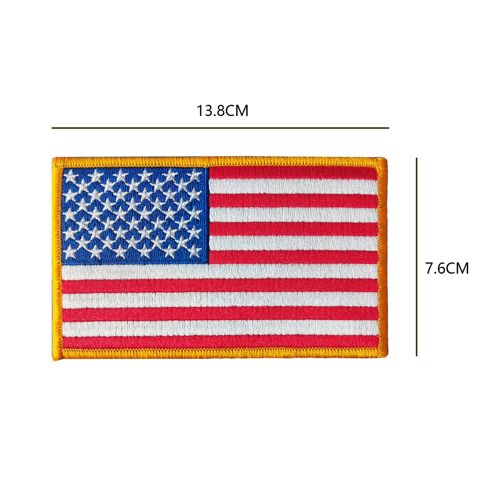 USA Parche Bordado Gran Bandera Emblema de la Táctica de Parche de velcro para Mochilas, Sombreros Ropa . ' - ' . 5