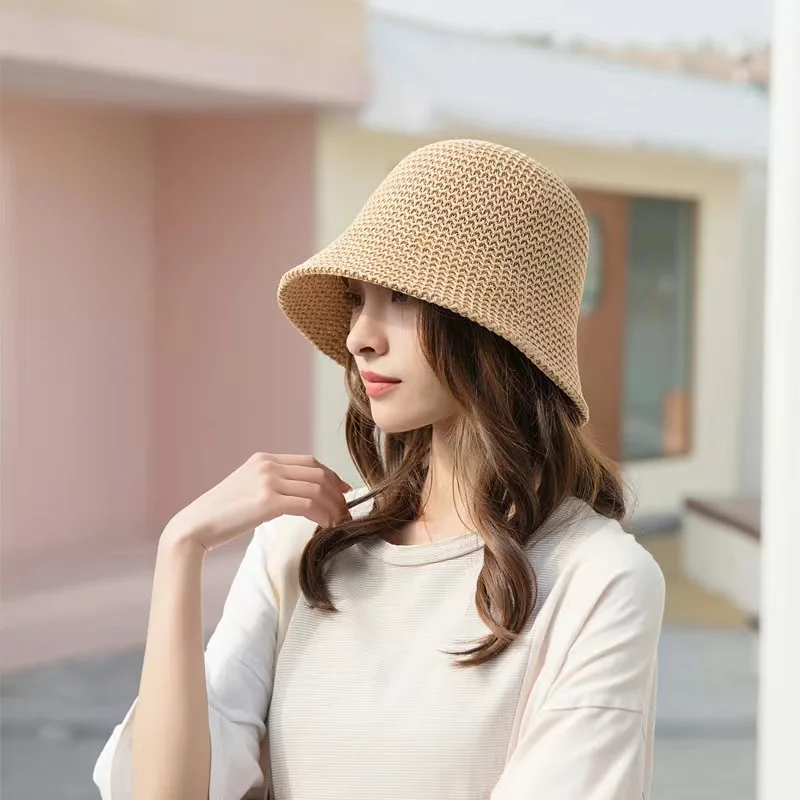 Viajar de protección solar versión coreana de la moda de la visera de la cara de la pantalla pequeña de las mujeres Japonesas pescador sombrero . ' - ' . 5