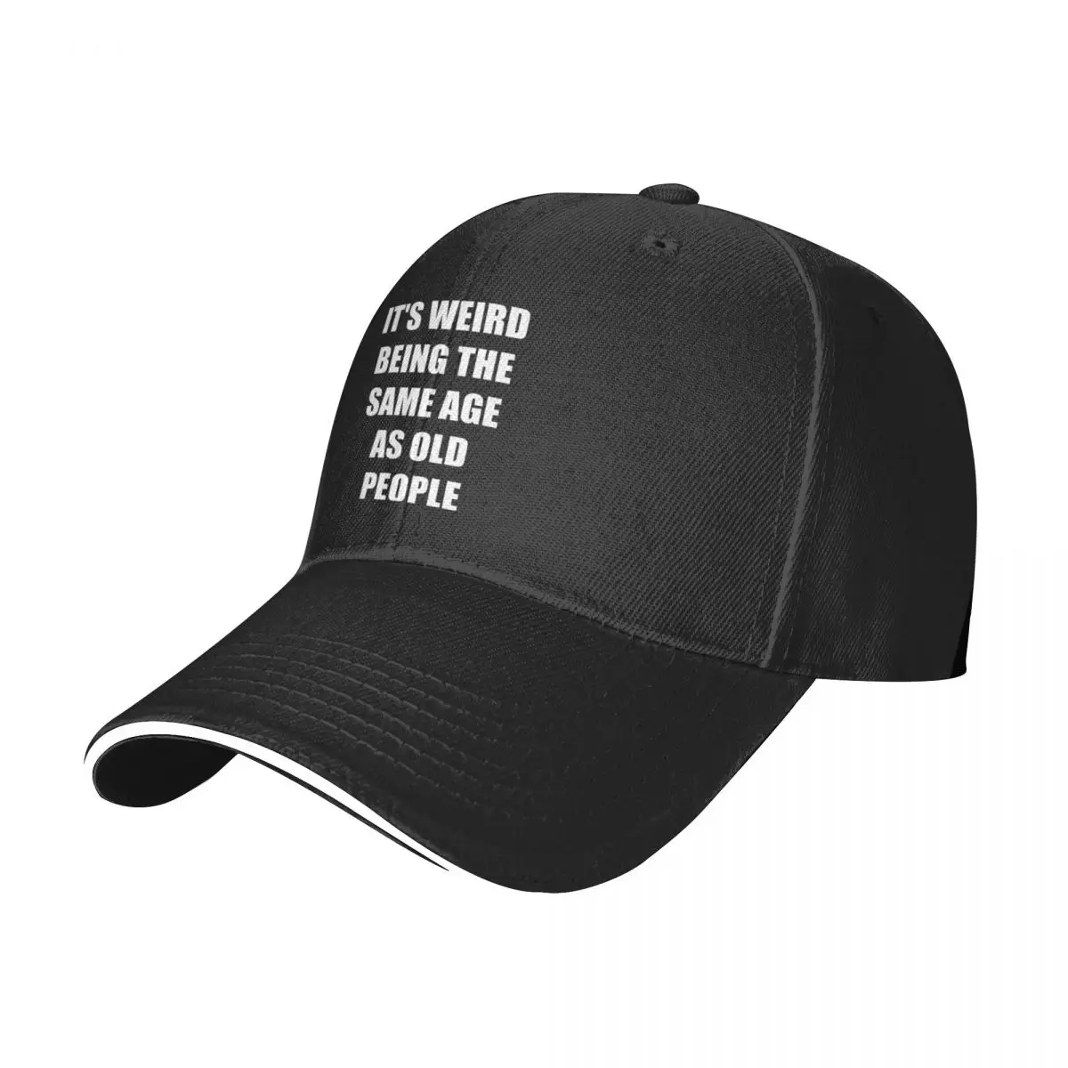 Es Raro, Siendo de La Misma Edad de la Gente Vieja Gorra de Béisbol de la pesca sombrero de Gran Tamaño Sombrero de Lujo de la Marca sol sombrero Gorras Para Hombres de las Mujeres . ' - ' . 1