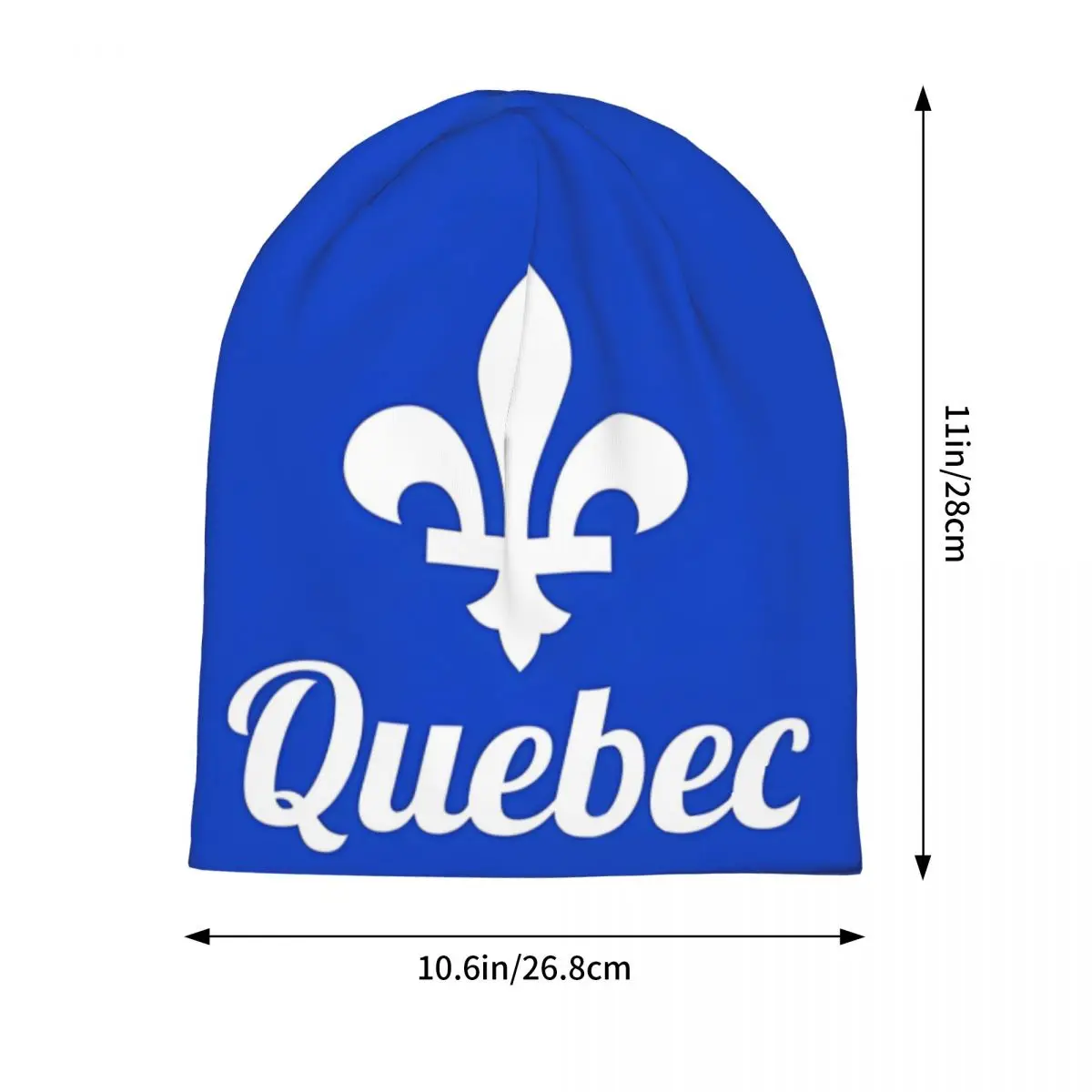 Quebec Deporte Blanco Gorro De Tapas De Fleur De Lys Skullies Gorros De Esquí De Tapas Del Capó Homme Sombreros . ' - ' . 4