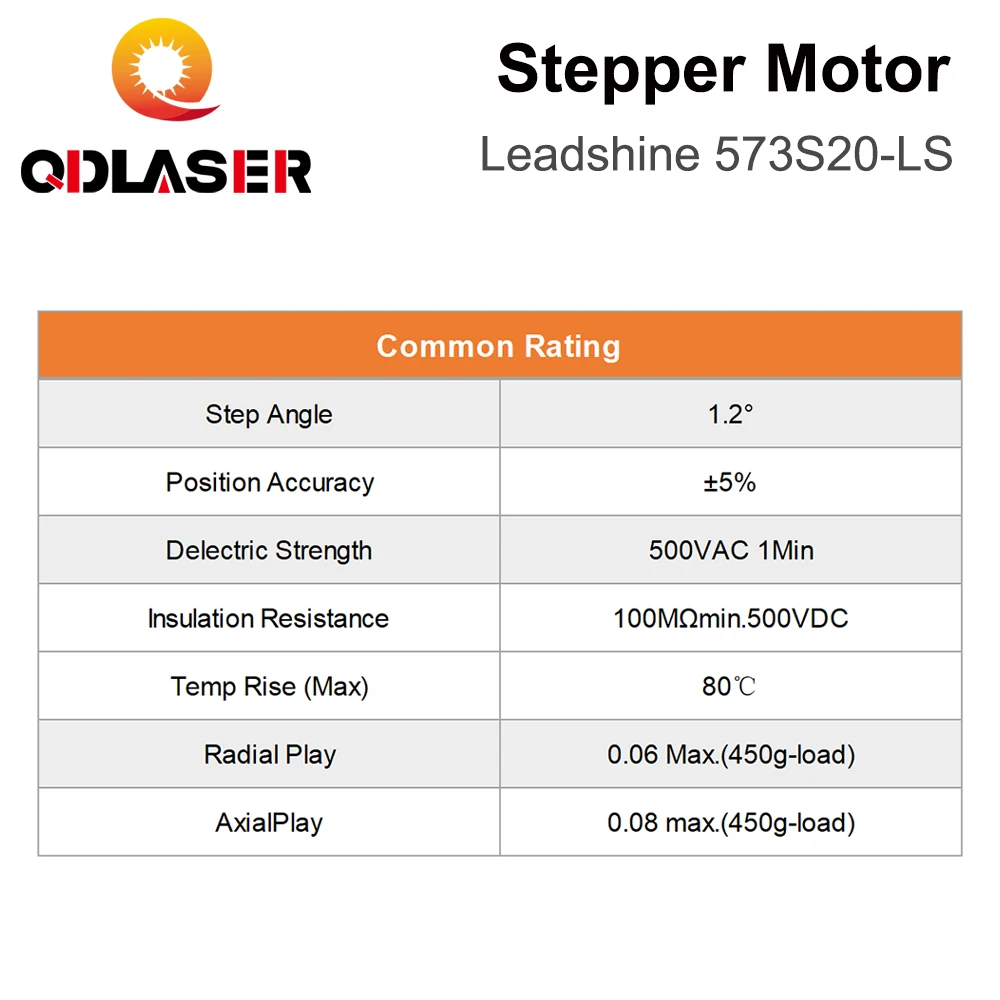 QDLASER Leadshine 3 fases Motor paso a Paso 573S20-LS . ' - ' . 5