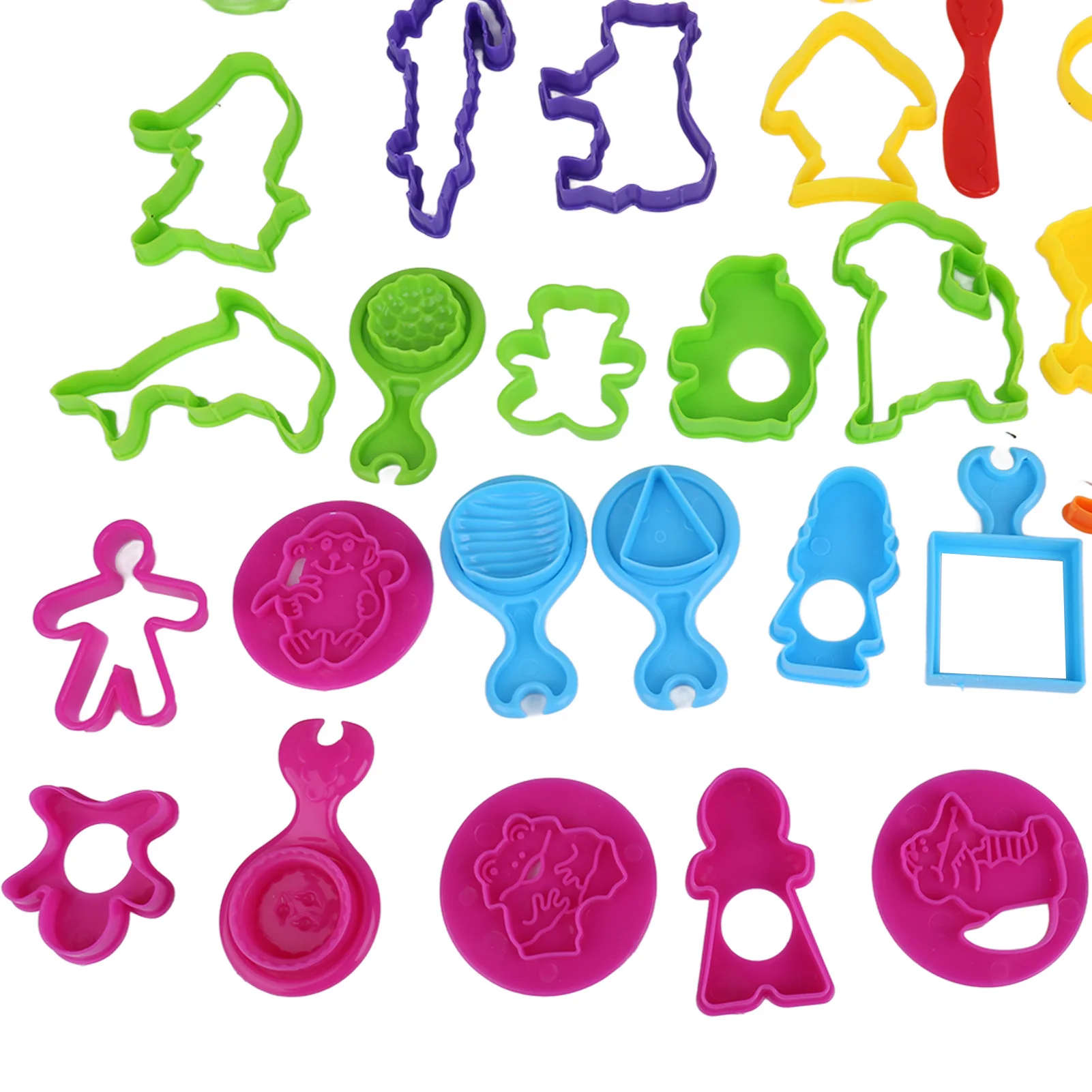 41PCS Masa Conjunto de Herramientas Ricos Colores Diferentes Formas de Plástico Masa Kit de Herramientas para niños los Niños . ' - ' . 1