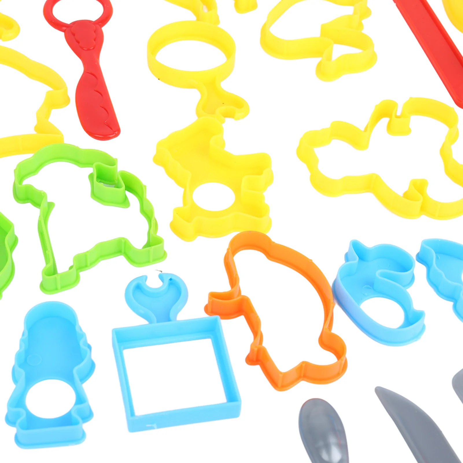 41PCS Masa Conjunto de Herramientas Ricos Colores Diferentes Formas de Plástico Masa Kit de Herramientas para niños los Niños . ' - ' . 3