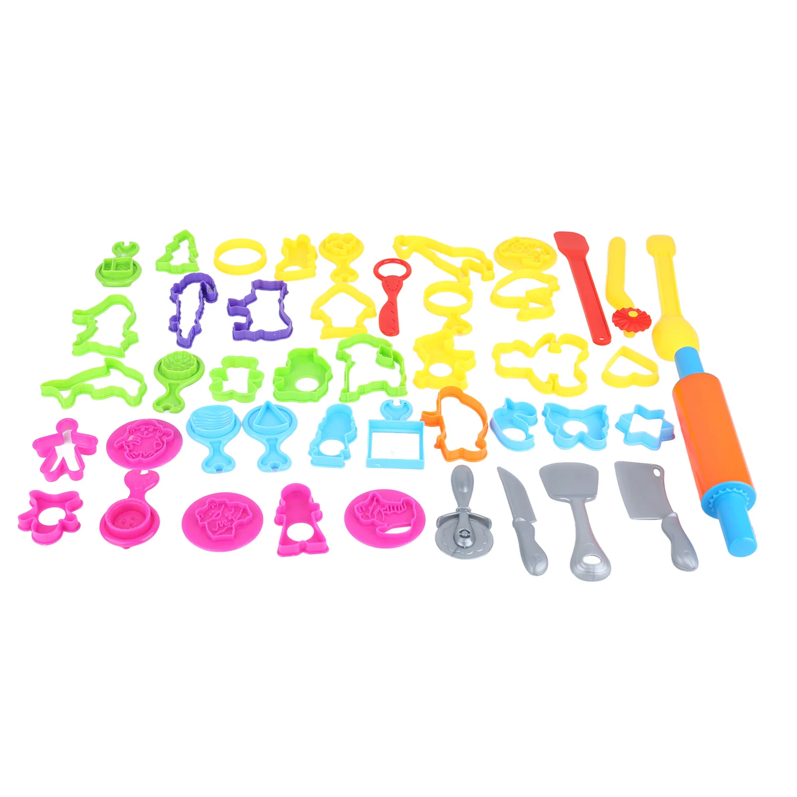 41PCS Masa Conjunto de Herramientas Ricos Colores Diferentes Formas de Plástico Masa Kit de Herramientas para niños los Niños . ' - ' . 4