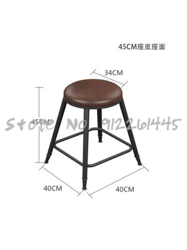Nórdicos barra de oro de la silla de bar moderno silla taburete alto de los hogares de la espalda de la silla alta silla de comedor neto rojo silla taburete alto . ' - ' . 4