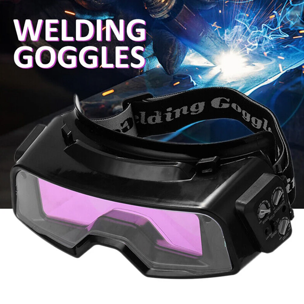 Pro de Oscurecimiento Automático de Soldadura Gog Gles Para TIG MIG Soldadura MMA Gafas Cascos PP Gafas de 122.5 * 35mm DIN4 de Soldadura Gafas . ' - ' . 5