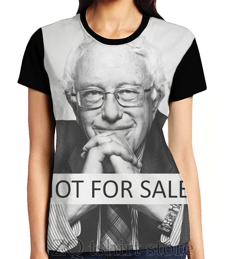Bernie Sanders - No para la Venta Gráfico T-Shirt hombres tops camiseta mujer camiseta de los hombres divertidos de impresión O-cuello de Manga Corta camisetas . ' - ' . 1
