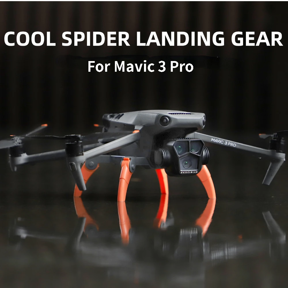 Para DJI Mavic 3 Pro Plegable Araña tren de Aterrizaje 42mm Mayor de Aterrizaje Trípode de Apoyo Drone Cardán de la Lente de la Guardia para Mavic 3 Pro . ' - ' . 0
