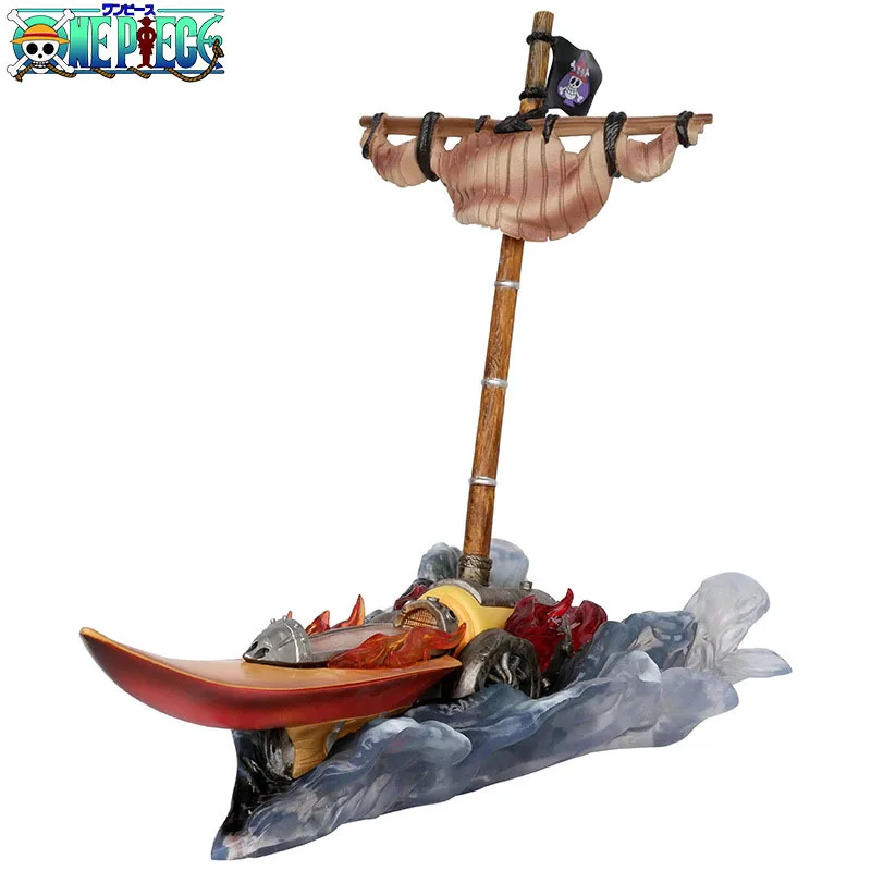 37cm One Piece Luffy Ace Zoro potencia de Fuego Barco Barco de Pvc Modelo de Anime de la Figura de Acción Adornos Mayorista Kawaii Juguetes de Niño de Regalos . ' - ' . 0