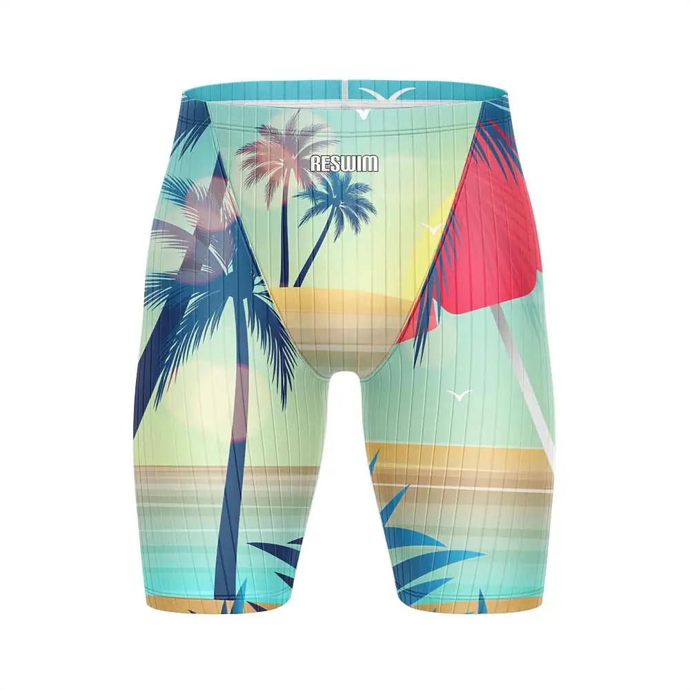 2023 Traje de baño de Natación Mallas pantalones Cortos de Surf Jammer los Hombres de Verano de la Impresión de la Playa de los Troncos de la Competencia de Entrenamiento de Gimnasio Surf trajes de baño . ' - ' . 1