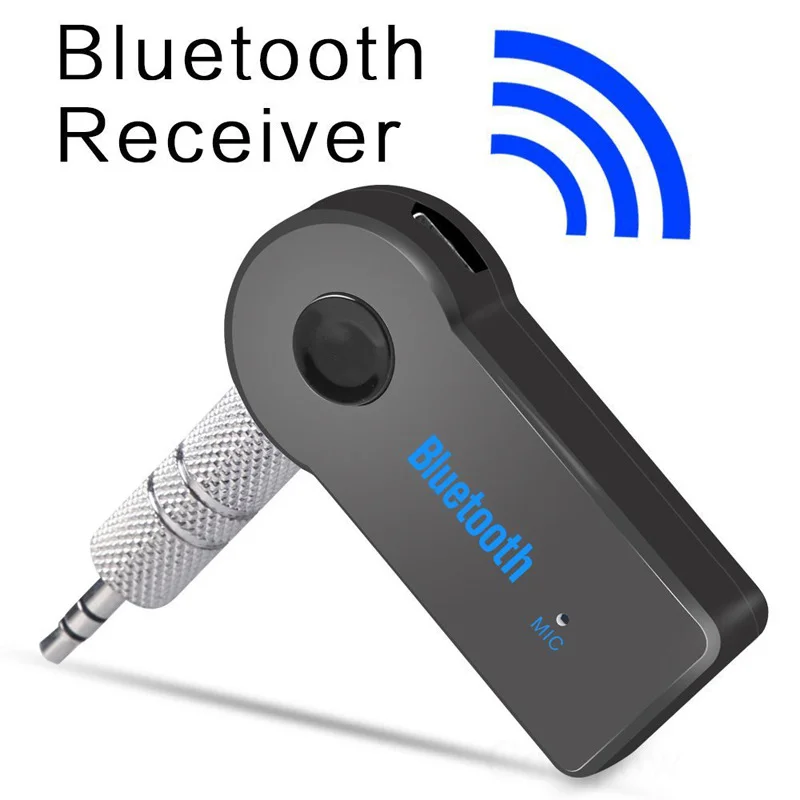 Coche Inalámbrico Bluetooth 5.0 Receptor 2 en 1 Auto Transmisor Adaptador de Jack de 3,5 mm de Música de Audio Aux A2dp para Auriculares Receptor de manos libres . ' - ' . 1