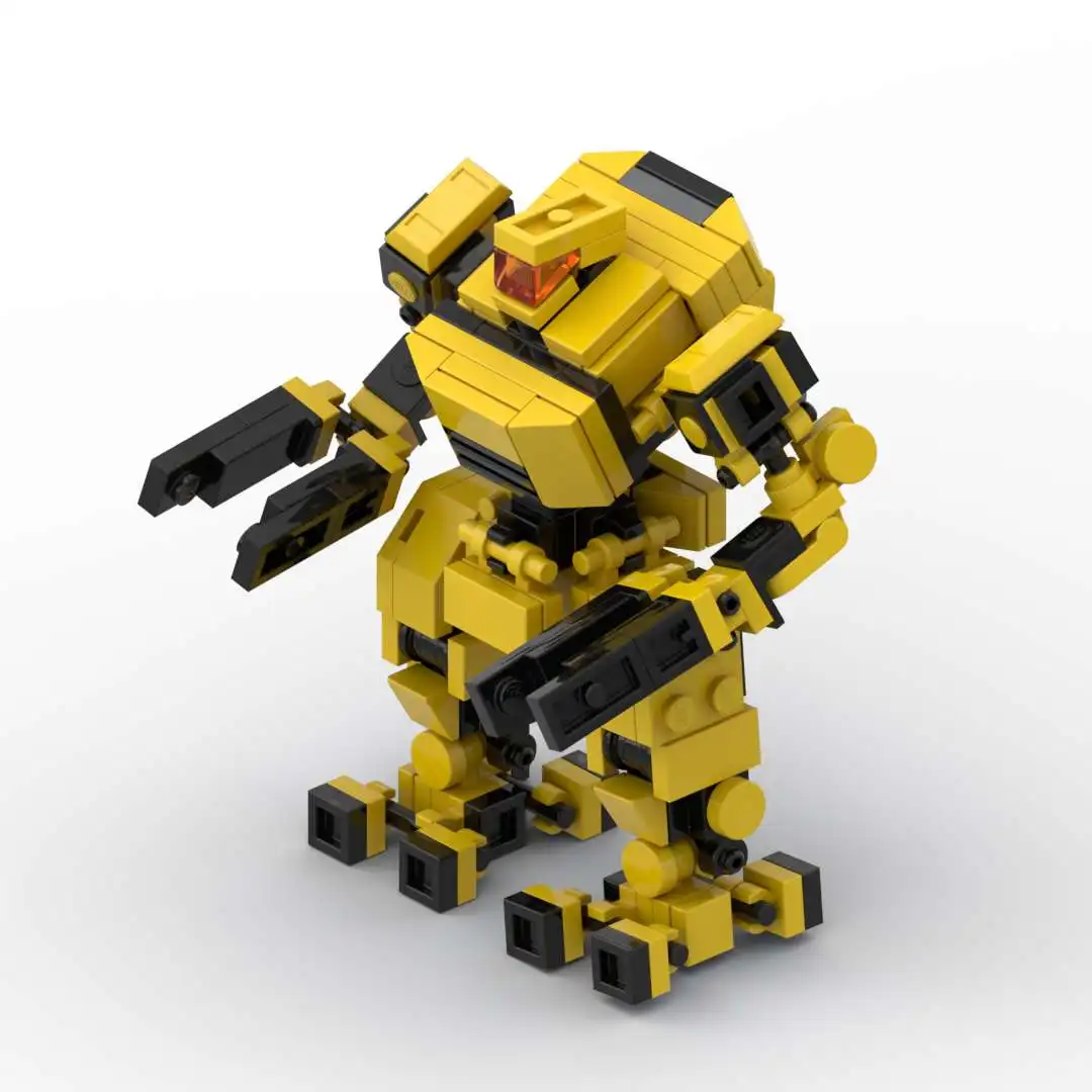 Robot MOC Bloques de Construcción Conjunto de Niños de Juguete de Mecha Warroir Anime de la Figura de la Asamblea de los Ladrillos de Juguete de Niño Para los Niños . ' - ' . 1