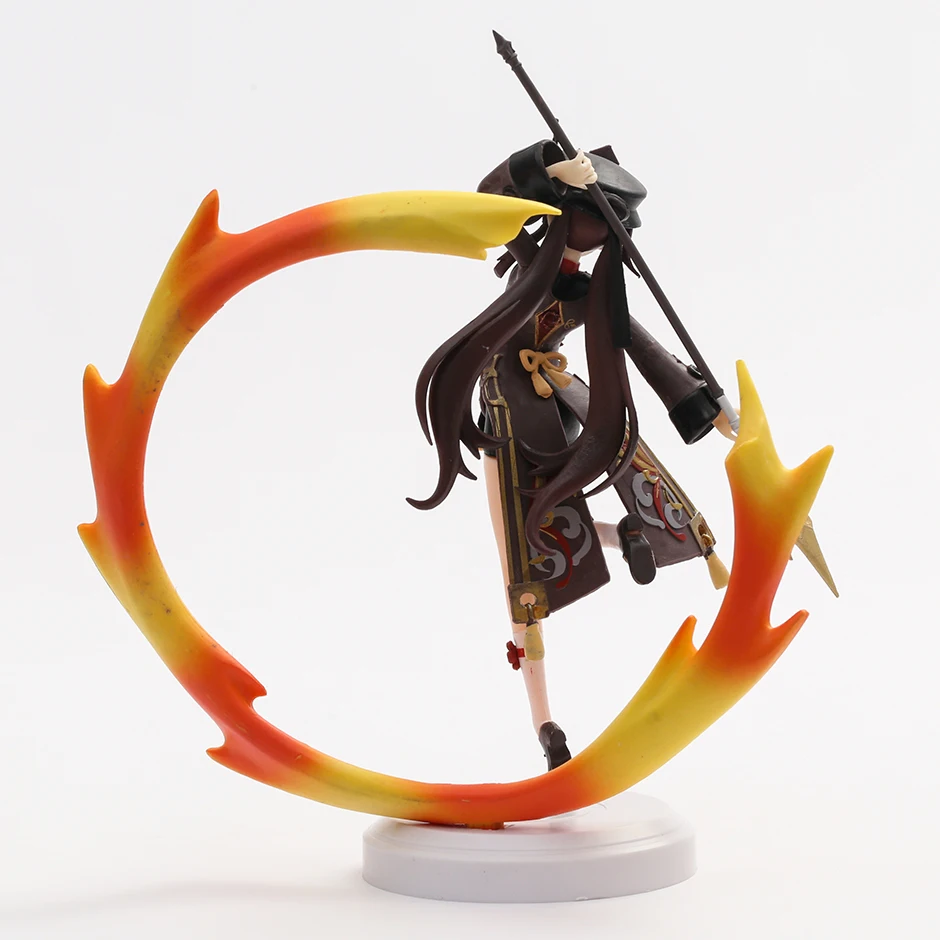 Genshin Impacto en Llamas Hu Tao PVC Coleccionables Figura Modelo de Juguete Muñeca de Escritorio de Regalo . ' - ' . 4