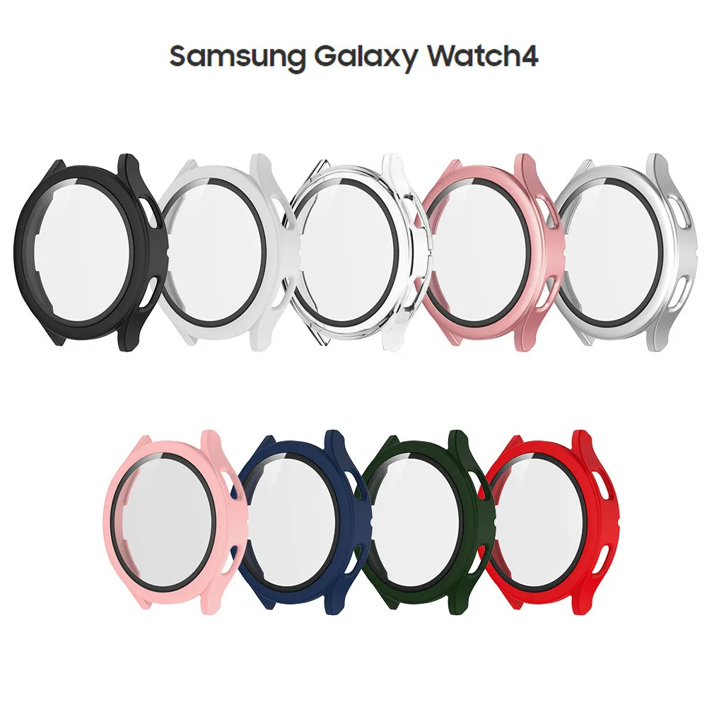 Aplicable para Samsung Galaxy reloj 4 reloj Clásico 4 40MM/44MM caso de Silicona a prueba de golpes de pantalla completa de la funda protectora de reloj Inteligente . ' - ' . 0