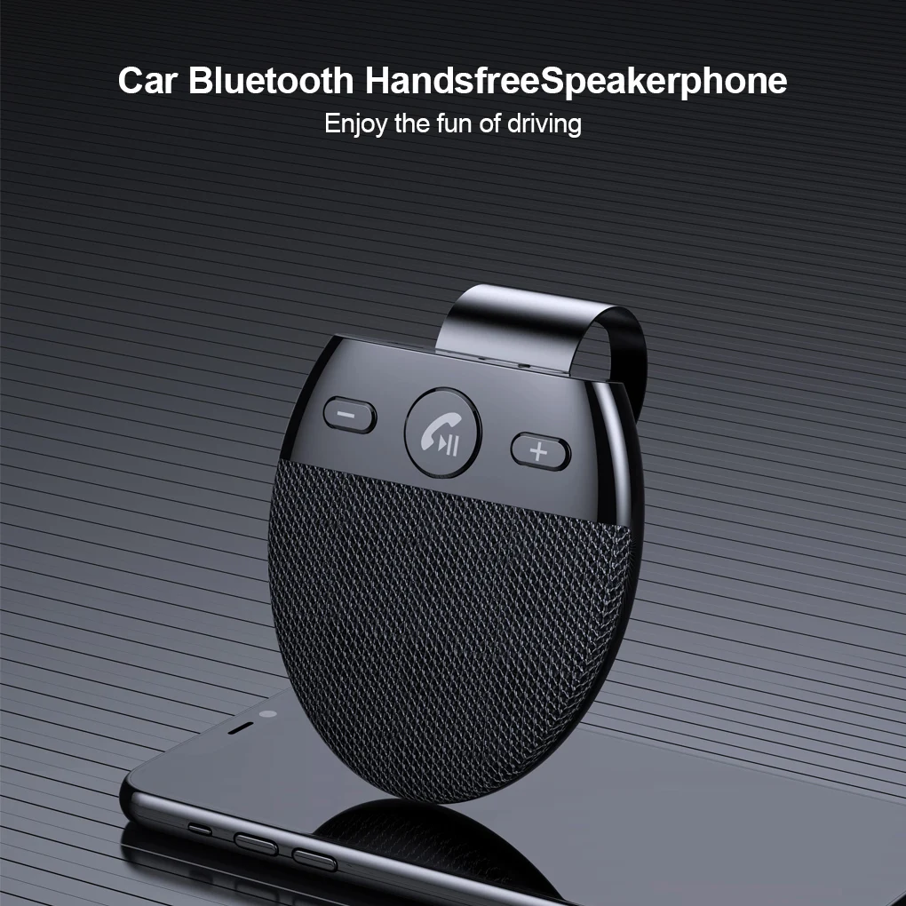 Inalámbrico Del Vehículo Del Coche De Bluetooth De La V5.0 Altavoces manos libres Kit de Coche Manos libres Bluetooth Altavoz Sol Visera Coche Accesorios . ' - ' . 1